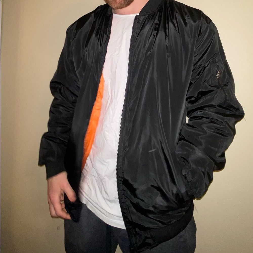 Black Bomber Jacket